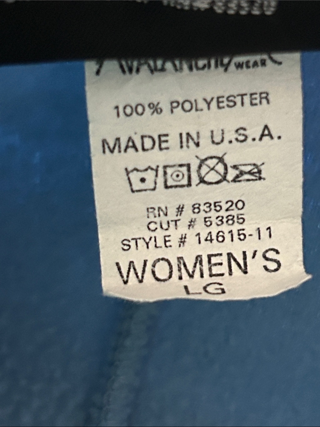 Women's Light Blue Fleece Zip-Front Vest With Contrast Trim — image 4 of 7